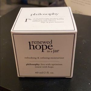 Philosophy renewed hope in a jar moisturizer, NEW!